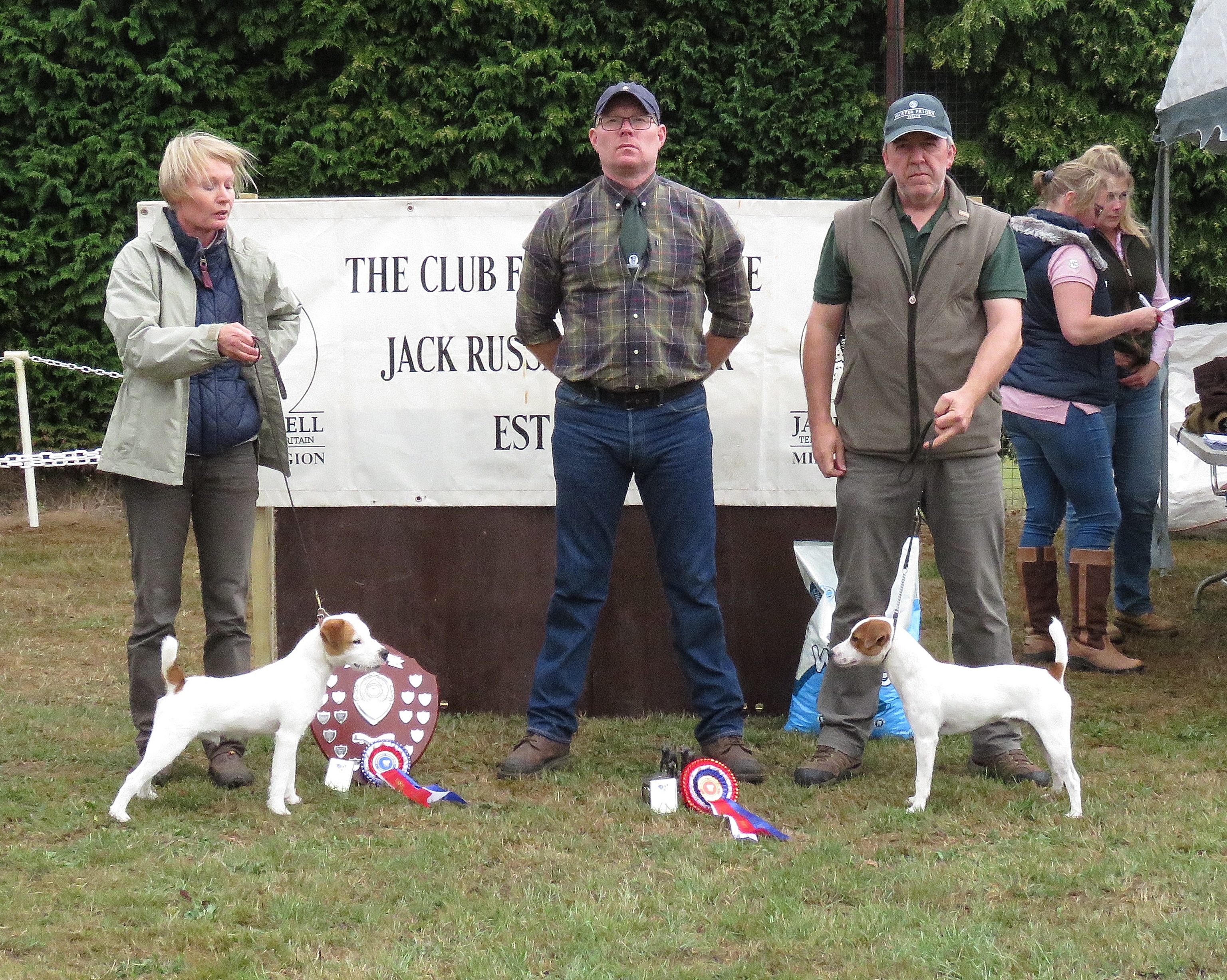 Class 17: 2018 Champion Jack Russell Pup: Steff Ryan with Fagin of Gritstone, Reserve Anu Makela with Meynell-Sundance Po.
