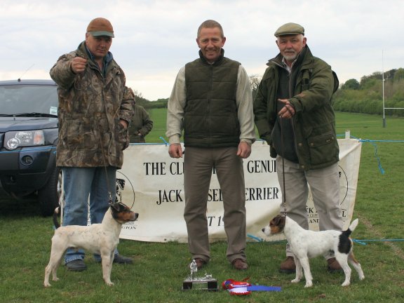 Best Jack Russell in Show (Left) and Reserve |